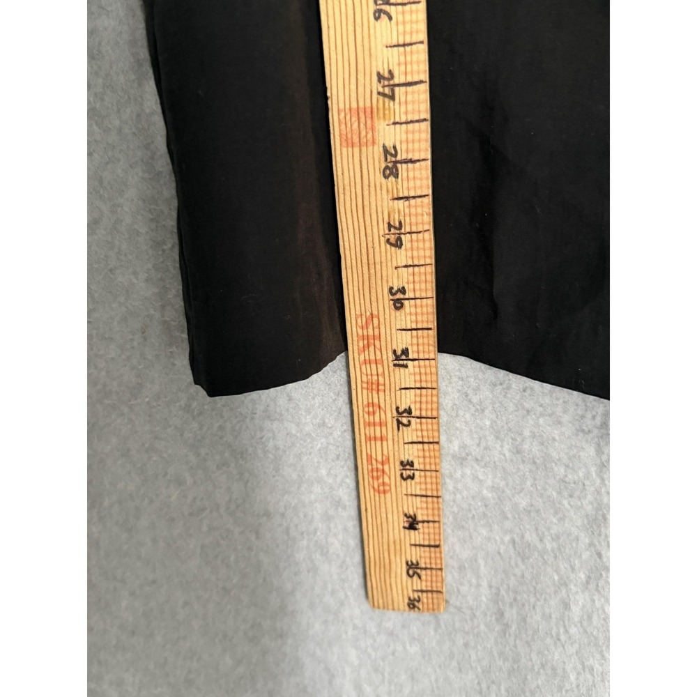 Zara Dress Womens M Black Scoop Neck Slip Adjustable Strap Bow Mini Party - Picture 7 of 11